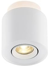 Arcchio Strahler Walisa (Modern) in Weiß aus Aluminium (1 flammig, GU10) - Deckenlampe Deckenleuchte Lampe Spot Wohnzimmerleuchte