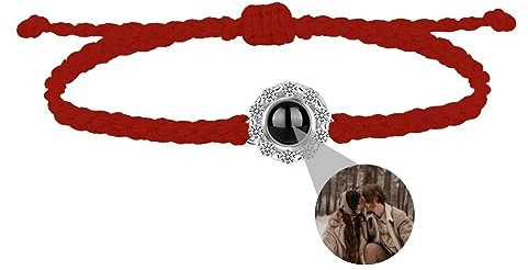 Personalisierte Foto Armband Projektionsarmband mit Bild im Stein Leder Projektion Armband Ich Liebe Dich Armband 100 Sprachen für Damen Frauen kugel Denkmal der Liebe freundschaft Schmuckgeschenk
