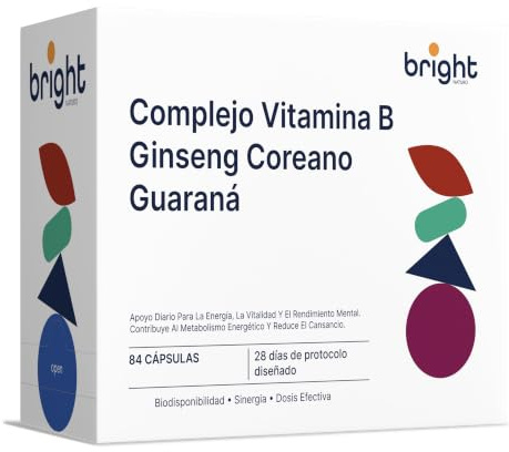 New - Vitamin Set to revitalize the Body with Ginseng | Vitamins B1,B2,B3,B5,B6,B7,B9,B12, Gingko Biloba, Ginseng | 28 Daily Packets - 84 Vitamin Capsules for Tiredness and Fatigue