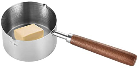 Olla pequeña con Acero Inoxidable, con Boquilla Doble vertido, para inducción/Estufas eléctricas, Cocina