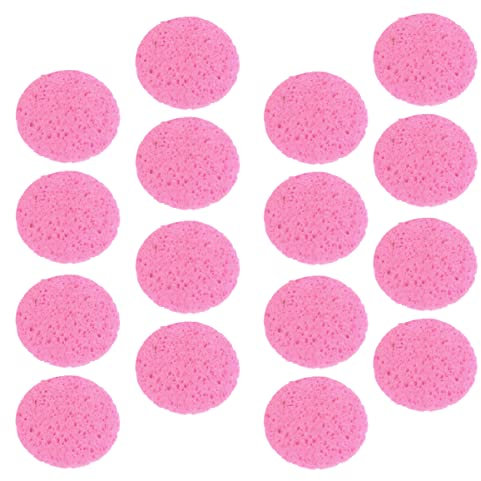 50pcs round Facial Sponge Makeup Removal Pink Cleaning Sponge