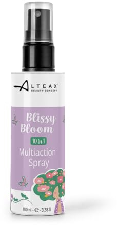 Altéax Termoprotettore Capelli Blissy Bloom 100ml - Districante Capelli Spray 10 in 1, ottimo per districare capelli di bambini e adulti - Anticrespo Capelli professionale Nutriente e Idratante