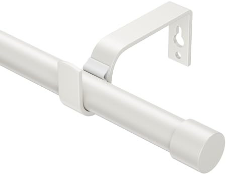 Bastoni per tende Eson Casa, 76 – 208 cm, scorrevole 19 mm, regolabili con pomelli, eleganti aste decorative per camera da letto