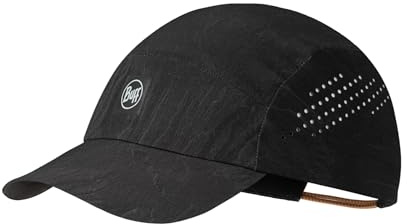 Buff®| Gorra Pack Speed Hombre Mujer Adulto Flexible, UPF50, Elemento Reflectante, Comoda, Elastica, Correr, Ventilacion, Plegable, L/XL, Negro