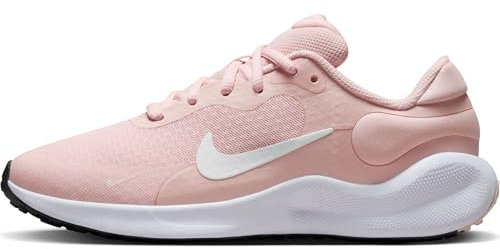 NIKE Scarpa Unisex per Bambini Revolution 7 per Sneakers anziane, Echo Pink Summit White White Black, 38.5 EU