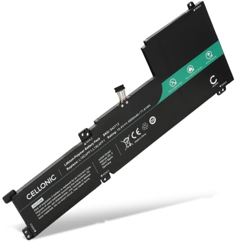 CELLONIC Akku kompatibel mit Lenovo Ideapad 5 15ALC05, 14IIL05, 5B10W86940 | (4650mAh-15.4V-Lithium-Polymer) für Lenovo IdeaPad 5 15ITL05, 5-15ARE05, 5-15IIL05, 5B10W86948, 5B10W86950, L19C4PF1