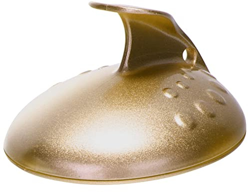Lima de Pies Manual de Vidrio y Abs, Diseño Ergonómico Dorado | Removedor de Callos, Elimina Piel Muerta y Durezas, 1, Formato Compacto para Guardar