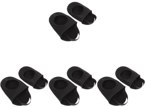 SUPVOX 4 Juegos Cubiertas De Zapatos De Bolos Cubiertas De Zapatos De Interior Reutilizables Dispensador Spray Impermeabilizante para Botas Pilates Black Neopreno 2 Piezas * 4