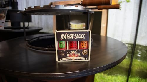 coffret 3 sauces piquantes artisanales FX hot sauce 90 ml