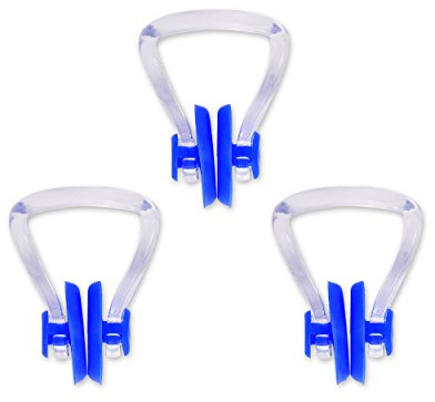 ds. distinctive style DSstyles 3 Stück PVC Silikon Weich Schwimmen Nase Clip Schwimmen Zubehör für Erwachsene Kinder