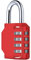 Lucchetto Combinazione, [Antipioggia] Diyife Lucchetto Armadietto Impermeabile Lucchetto A Combinazione, Esterno Serrature con Combinazione 4 Cifre Per Zaini, Armadietto, Palestra,Rosso