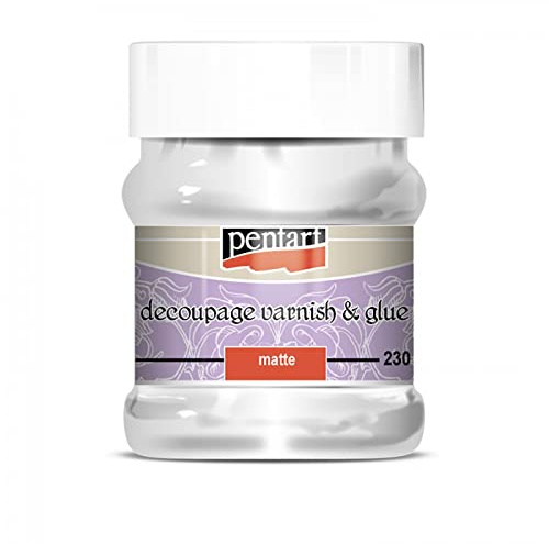 Pentart Decoupage Glue & Matte Varnish 230 ml