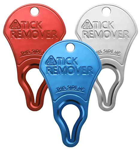 Tick Remover Tool Portable, Tick Removal for Pet and Humans, Safe and Reliable, Pain-Free, Essential Tools for Outdoor Activities- 3 pcs