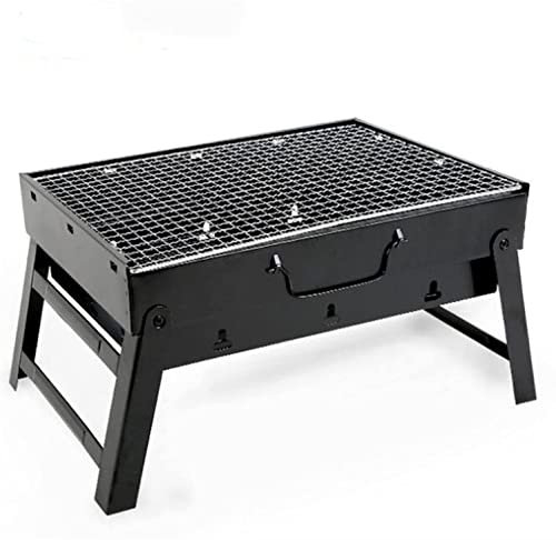 GaRcan Barbecue à gaz Portable Pliable Barbecue Grilles Famille 1-3 Personnes Patio Barbecue Charcoal Grill Poêle en Acier Inoxydable Camping en Plein Air Pique-Nique