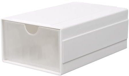 Tomotato Cajones de Almacenamiento Apilables, Organizador de Almacenamiento de Cajones de Plástico de 7x4,3x2,8 Pulgadas, Caja de Almacenamiento de Escritorio para Dormitorio, Baño, Cocina, Despensa