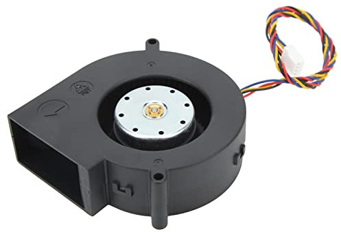 Ventilateur de Refroidissement sans Balais, 12 V DC 6 A 8 300 Tr/min, Volume D'air 300 CFM, Ventilateur Centrifuge à Double Bille à Débit D'air élevé, Double Roulement à Billes