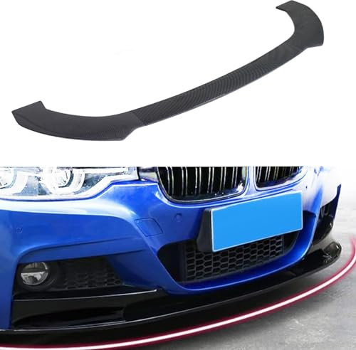 RGHDEHD Auto Frontlippe Frontspoiler für Audi A4 B9 Sedan Limousine 2015-2023 2024, Frontstoßstange Splitter Kit Auto Zubehör.,Carbonfiberpattern-A