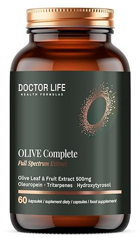 Doctor Life OLIVE Complete - Olivenblatt und Früchteextrakt (20% Oleuropein), 60 Kapseln