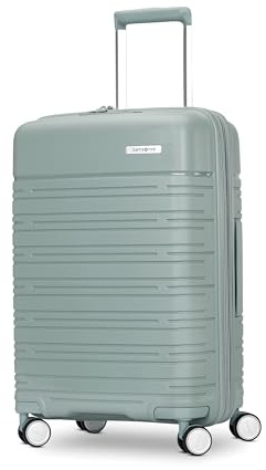 Samsonite Erweiterbares Gepäckstück mit drehbaren Rädern, Cypress Green, Carry-On, Erweiterbares Gepäckstück mit drehbaren Rädern