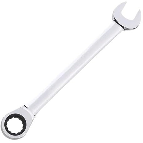 GFDSGRE Llaves Fijas 1 Uds. Llave de trinquete (10-27mm) Herramientas de reparación de torsión de Anillo de 72 Dientes Llaves inglesas for reparación de automóviles Juego De Llaves Fijas(19mm)