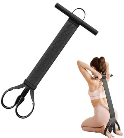 Fasce di resistenza addominali con pedale, attrezzatura per allenamento della forza di 54,4 kg, per palestra a casa, allenamento di base, sit-up, yoga e fitness, fascia elastica per uomini e donne