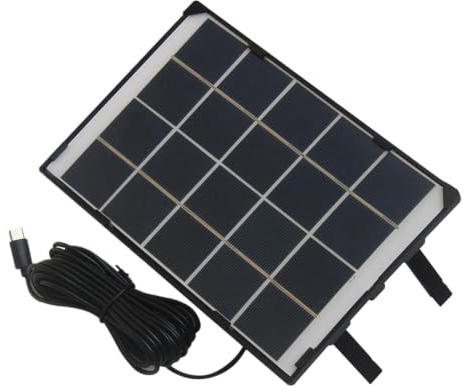 Vikbar solpanel 30 W 5 V Type-C solkraftbank | USB-panel med kabel och hög effektivitet för telefon lykta fläkt strömavbrott camping fiske picknick resa bil