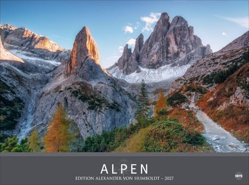 Alpen - Edition Alexander von Humboldt Kalender 2027: Alexander von Humboldt-Reihe. Hochwertiger Foto-Wandkalender mit atemberaubenden Landschafts-Fotos. Foto-Kalender XXL. Querformat.
