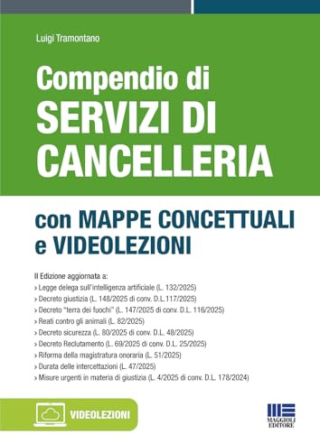 Compendio Servizi di Cancelleria con Mappe concettuali e Videolezioni