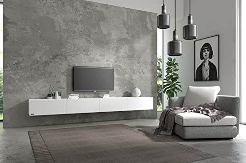 Wuun® TV-Lowboard Somero I 100cm bis 360cm I TV-Schrank & Hängeschrank für Wohnzimmer I Verschiedene Varianten