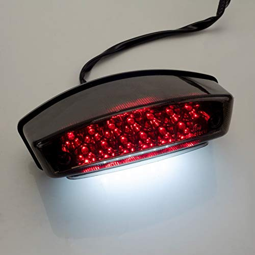 LED Rücklicht mit E-Nummer passend für Ducati Monster 600 750 800 1000 916 996 S4R S4RS S2R dunkel