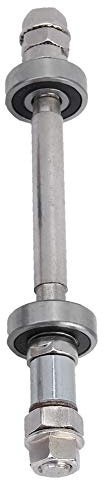 Alvinlite Fahrrad Radnabe Achse Mountainbike Vorderrad Hinterrad Achsnabe Adapter Fahrrad Reparatur Werkzeug Zubehör(Rear axle) Radnabe