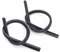 Juego de 2 hojas de limpiaparabrisas deshuesadas, cutables tiras de goma, universal, accesorios de limpieza para coche (6 mm x 700 mm)
