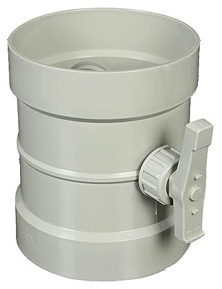 NETFEN Valves, PVC Pipe Manual Switch Valve Air Volume Control Valve Regulating Air Pipe Manual Round Switch Valve for Ventilation Flexible (Size : ID 110mm)