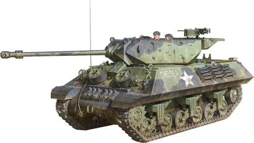 TAKOM - Modellbau Britischer Panzer M10 Achilles Iic Tank Zerstörer |ahhq-007| 1:16 - Panzerfahrzeug Militär Fahrzeug Modellbausatz - Für Kinder (Uni) - 42,5 cm x 19 cm x 16 cm