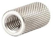 1/2/5 Stück gerändelte runde Überwurfmutter M3 M4 M5 M6 M8 M10 M12 M14 M16 Edelstahl lange Rändelmutter von Hand anziehen (Size : M4x8 5PCS)