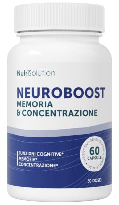 NutriSolution Neuro Boost - 6 confezioni | Integratore alimentare | 360 capsule | Prodotto in Francia