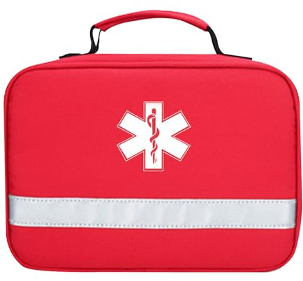 Lyirfan Sac de premiers secours professionnel vide, trousse de premiers secours isotherme avec diviseurs, étanche, kit médical pour la maison, le bureau, la voiture, la randonnée – Sac médical
