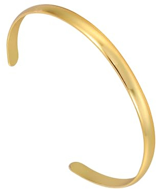 JJDreams Edelstahl Armreif Damen Offene Armreif Silber 8MM Armspange mit Gravur Geschenk für Damen