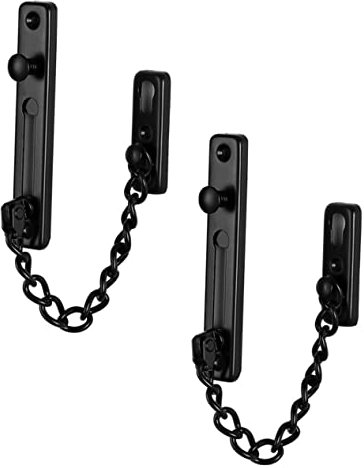 Homoyoyo 2stücke Türkette Aus Mit Diebstahlsicherung Sicherheitsschutz Für Türen Diebstahlsicherungs-türkette Haltbar Und Elegant
