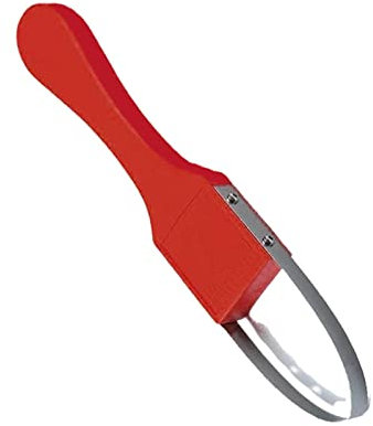 Herramienta de desbrozadora de mano de jardín, diseño de bucle de hierro y herramienta de deshierbe manual con mango para malas hierbas