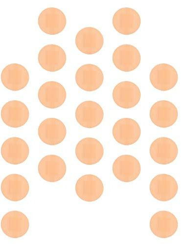 iplusmile 200 Piezas Parches De Cuidado Mini Vendajes Redondos Adhesivos Para Primeros Auxilios, Protección y Transpirable Alta Adhesión, Adecuado Para Heridas y Viajes