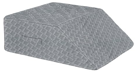 Iouyjiu Cuscino Per Elevazione Gambe - Cuscino A Da Letto Per Dormire | Supporto Ergonomico Ginocchia Piedi Fianchi Schiena Caviglie per Riposo Relax Nanna Lettura Casa