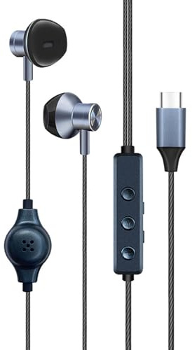 Tomvorks Cuffie Magnetiche Intrauricolari con Tecnologia Chip Avanzata con Scheda Audio per Auricolari Karaoke per Canto