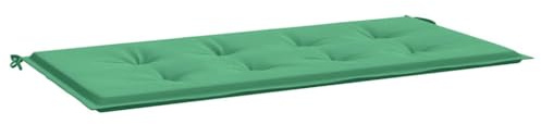 HFXHIJXQ Cojín para banco de jardín, verde, 100 x 50 x 3 cm, cómodo cojín para bancos de tela Oxford, cojín suave para banco de jardín, banco de balcón y muebles de tienda de cerveza en exteriores
