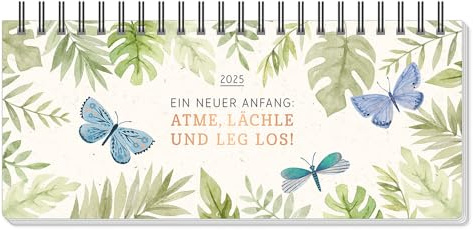 Wochenplaner 2025 Ein neuer Anfang (mit Kalendarium): Premium-Wochenplaner