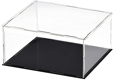 DMiotech Acryl Vitrine Box 11,8x9,8x7,9 Zoll für Sammlerstücke | 1 Stück, Transparente staubdichte Vitrine
