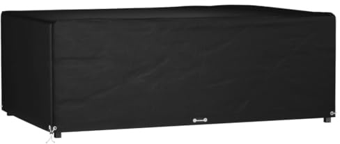 vidaXL Överdrag för trädgårdsmöbler 12 ölj. 213x132x75 cm rektangulärt, terassmöbelöverdrag, möbelskydd, överdrag för trädgårdsmöbler