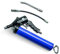 FIAC Pistola Ingrassatrice 5071, Pistola con Tubi di Lubrificazione Rigido e Flessibile Inclusi, Capacità Cilindro 400 ml, Colore Blu e Nero