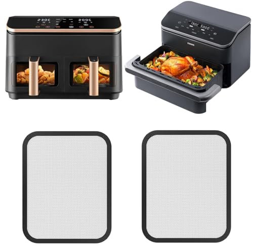Grille Anti Projection pour Cosori Air Fryer 10 L/Cosori CAF-R901-AEU 8,5L, Couvercle Anti Eclaboussure pour Cosori Airfryer 10l Twinfry, Accessoires Air Fryer