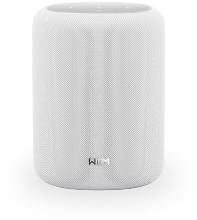 WiiM Sound Lite Haut-Parleur Intelligent, Hi‑Res 24‑bit/192 kHz, Correction Acoustique AI RoomFit™, 100 W Crête, Wi-FI 6E/Bluetooth 5.3, Synchronisation Multiroom et Stéréo, Noir (Blanc)